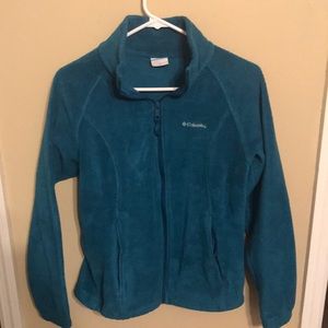 Columbia fleece zip up jacket